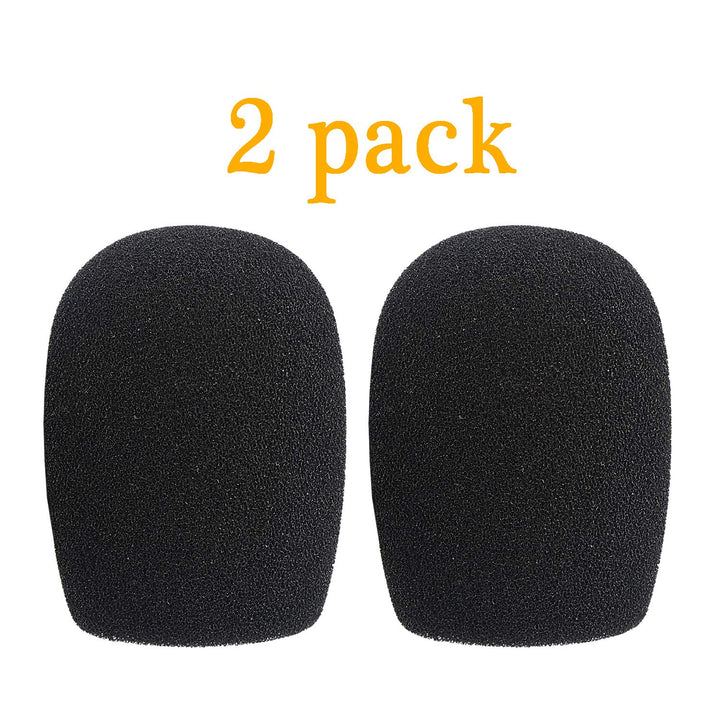 VideoMicro Windscreen Foam Cover, Windscreen Pop Filter for Rode VideoMicro Me Mini-Shotgun Microphone (2 PACK)