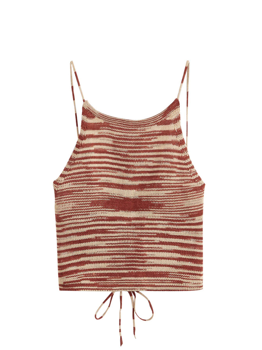 SweatyRocks Women's Sleeveless Space Dye Knit Camis