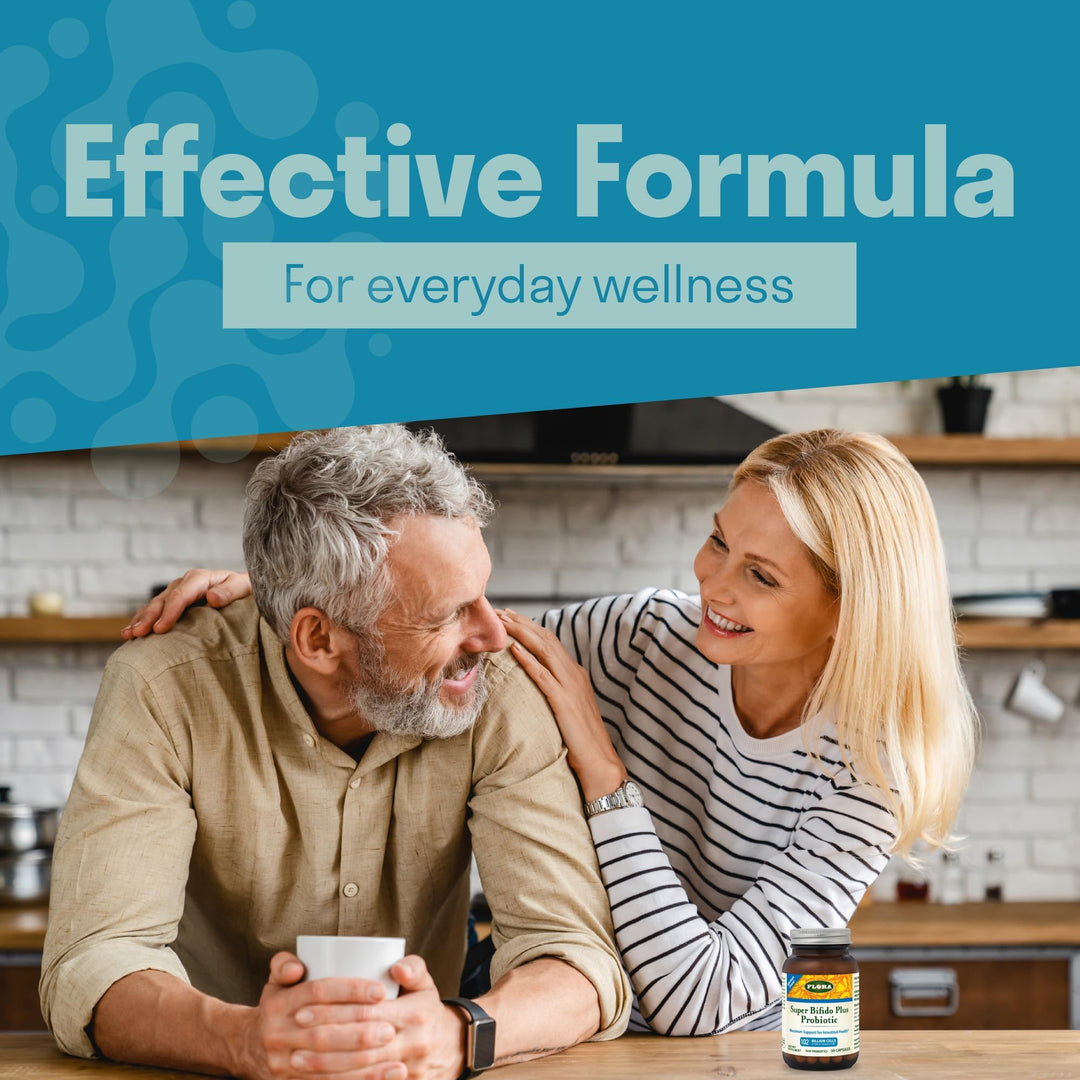 Flora Super Bifido Plus 102 Billion CFU, Raw Probiotics