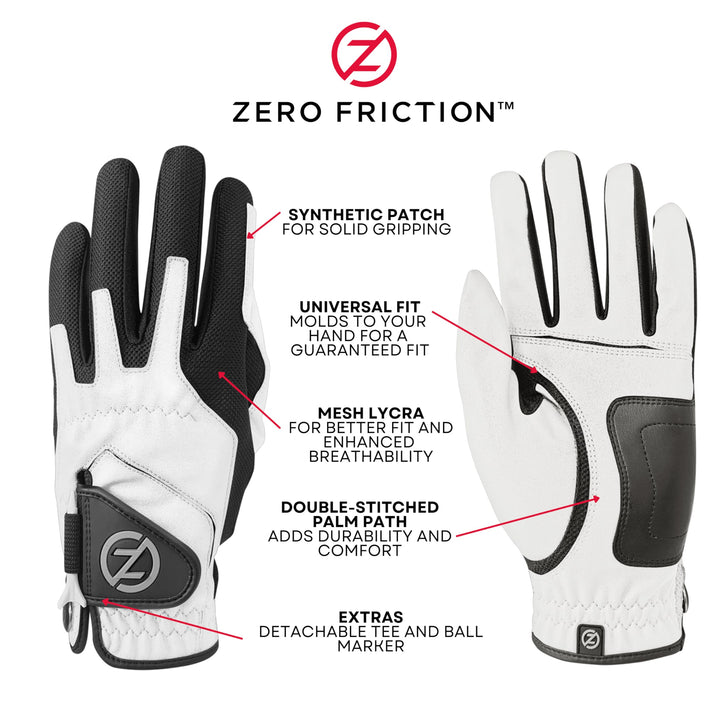 Zero Friction Performance Men's Golf Glove, Left Hand, Desert Camo