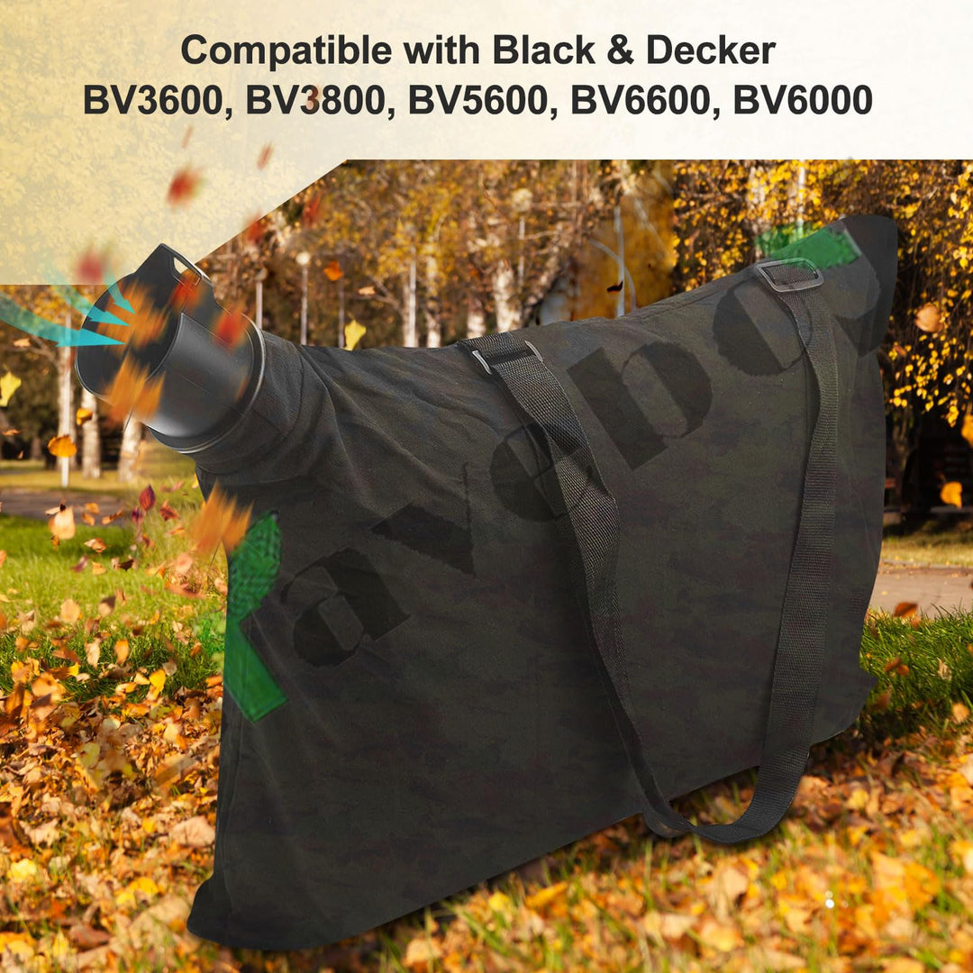 90560020-01 Leaf Blower Shoulder Bag, Compatible with Black &amp; Decker 90560020 90539053, Fits Model LH4500 BV3600 BV3800 BV6000 BV5600 BV6600