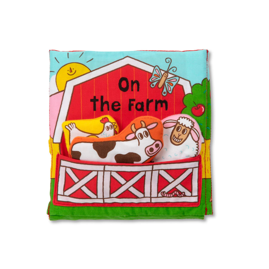 K’s Kids On The Farm 8-Page Soft Activity Book for Babies and Toddlers