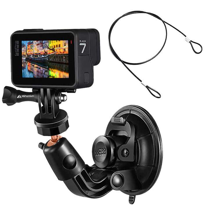 MiPremium Car Suction Cup Mount for GoPro Hero 13 12 11