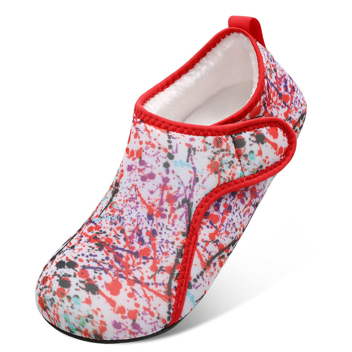 L-RUN Fur Slippers Women Indoor House Slippers Non Slip