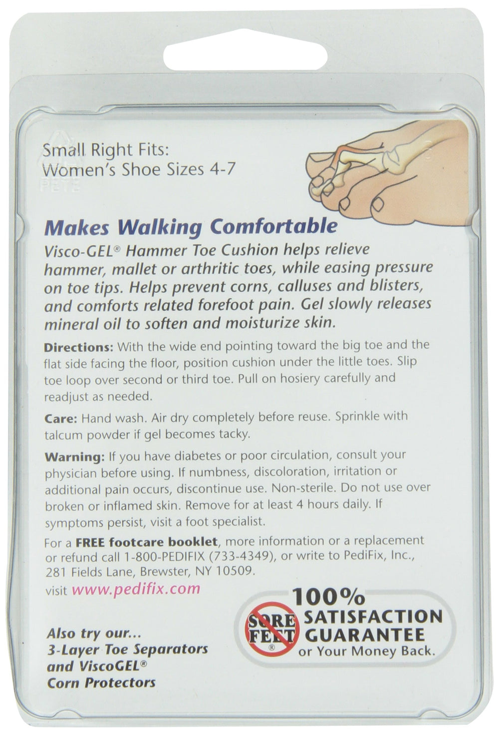PediFix Visco-GEL Hammer Toe Cushion