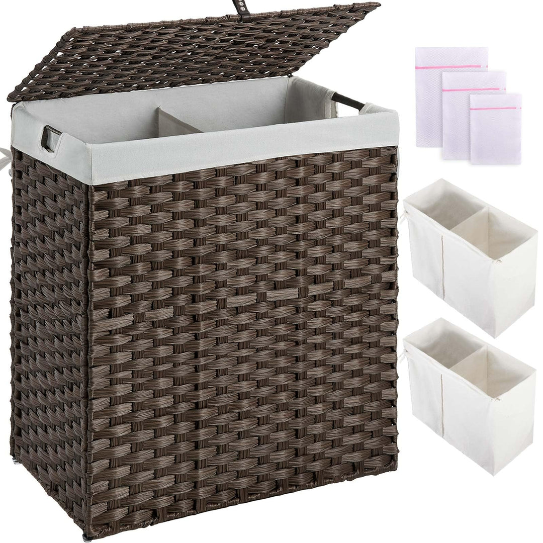 Greenstell Laundry Hamper with lid, No Install Needed, 