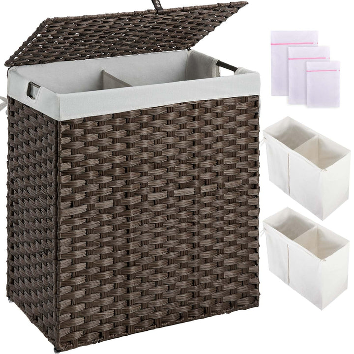 Greenstell Laundry Hamper with lid, No Install Needed, 