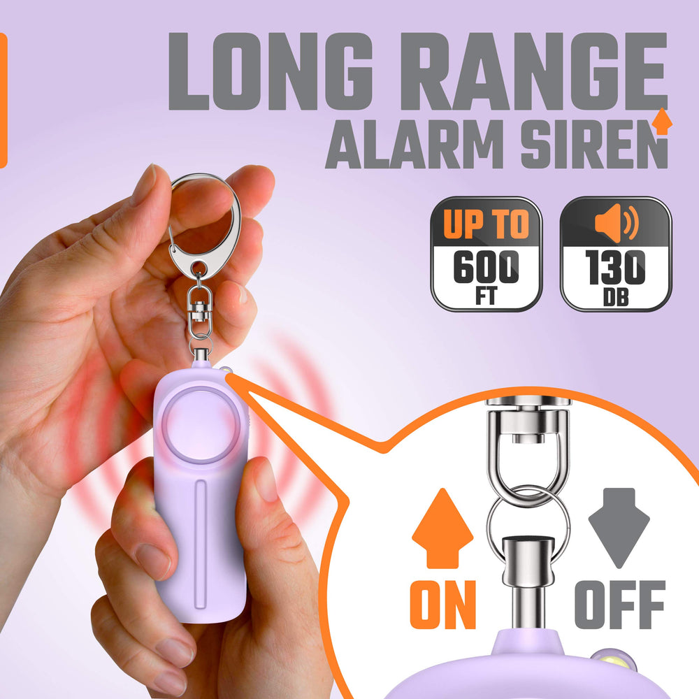 Self Defense Safesound Personal Alarm Keychain – 130 dB