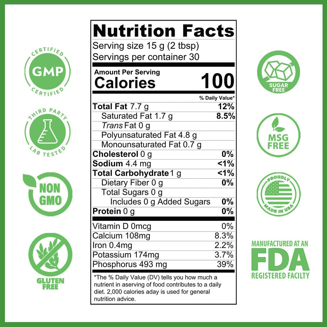 Lecithin Granules Supplement | Natural Soy Lecithin Powder is an Excellent Source of Phosphatidyl Choline | Lactation Support, Immune Function &amp; Support Brain Health, 16 oz