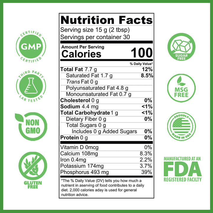 Lecithin Granules Supplement | Natural Soy Lecithin Powder is an Excellent Source of Phosphatidyl Choline | Lactation Support, Immune Function &amp; Support Brain Health, 16 oz