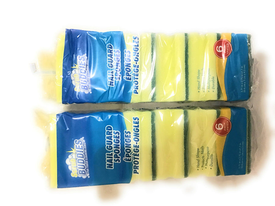 Scrub Sponge 24 Pack Durable and Multipurpose Cleaning 