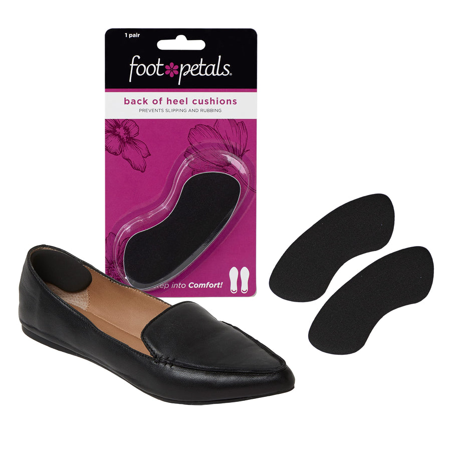 Fancy Feet Women's Back of Heel Cushions, Black