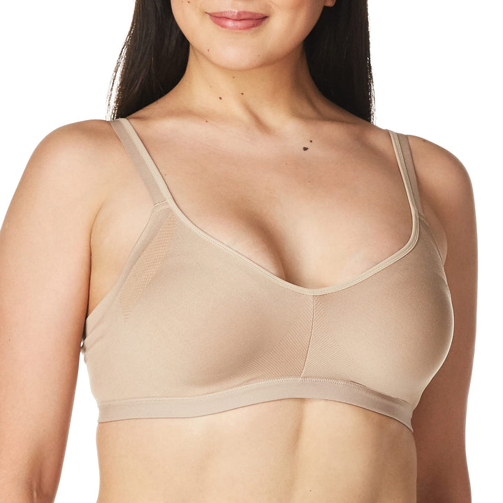 womens Easy Does It No Bulge Bra, Toasted Almond, Medium US