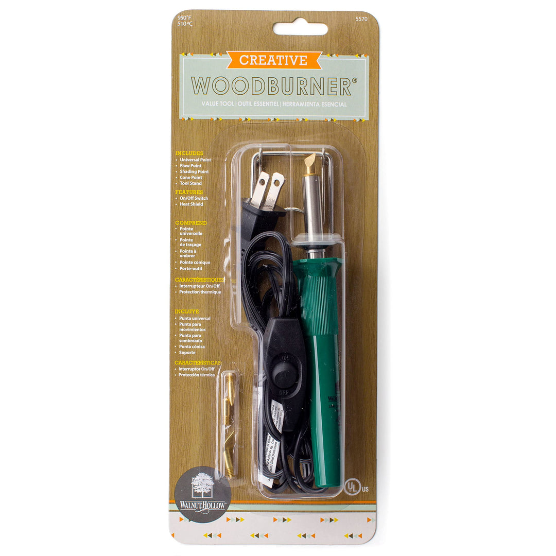 Creative Woodburner Introduction Value Tool for Beginner Wood Burning, 4 Points (Tips), Wood Burning Pen