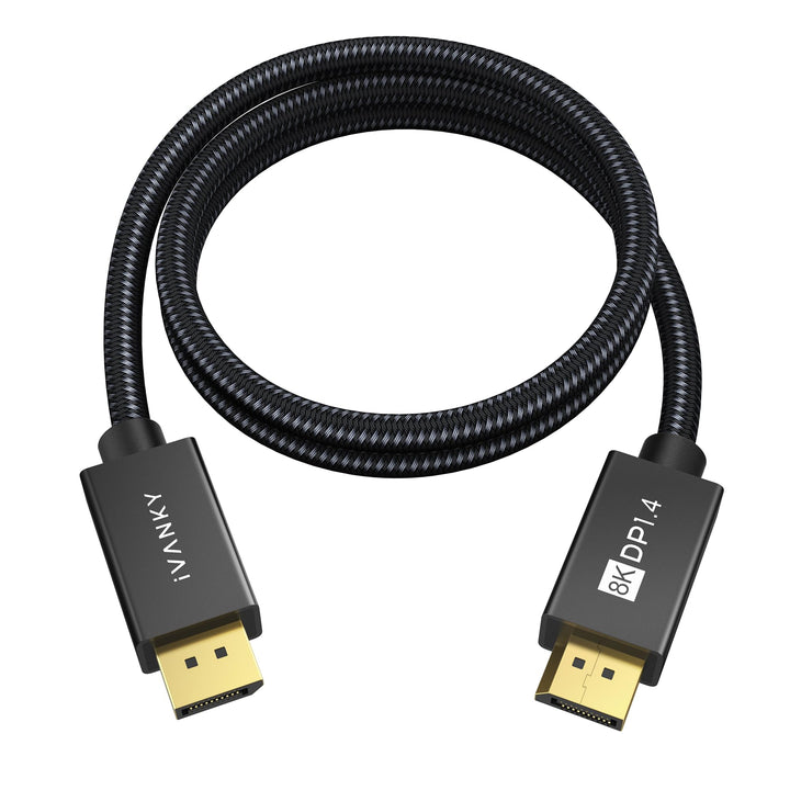 IVANKY 8K DisplayPort Cable 1.4 3ft, Short DP Cable 3.3