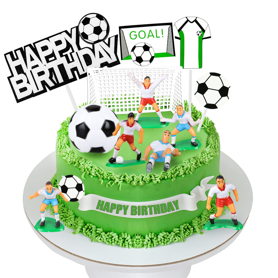 Soccer Ball Cake Topper Decorations For Theme Party, Fo
