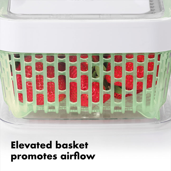 , Good Grips Storage Container, White, 1.6 Quart