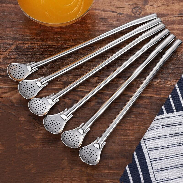 EvaGo Reusable Stainless Steel Drinking Straws with Fil