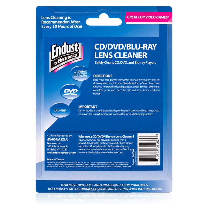 Endust for Electronics CD/DVD/Blu Ray/Game Console Lens