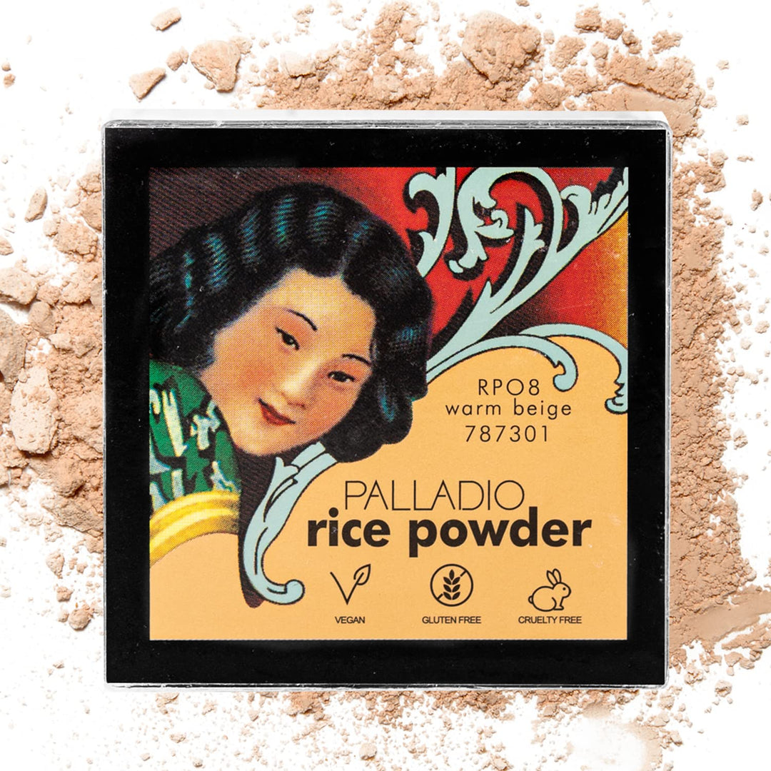 Beauty RICE POWDER 0.60 oz, beige, Warm Beige, 17 g