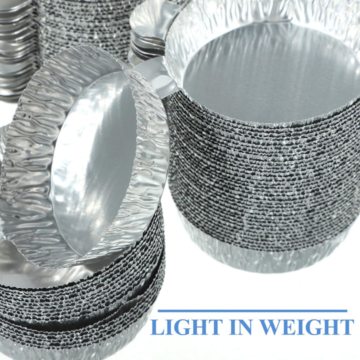 ULTECHNOVO Aluminum Weigh Boats, 100pcs Aluminum Foil c