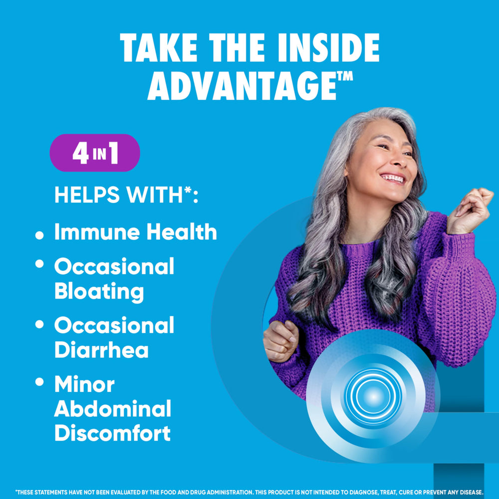 Probiotics For Digestive Health, Daily Probiotics For Women & Men, Supports Gut Health, Occasional Bloating & Diarrhea, Minor Abdominal Discomfort, & Immune Support, 30ct Capsules