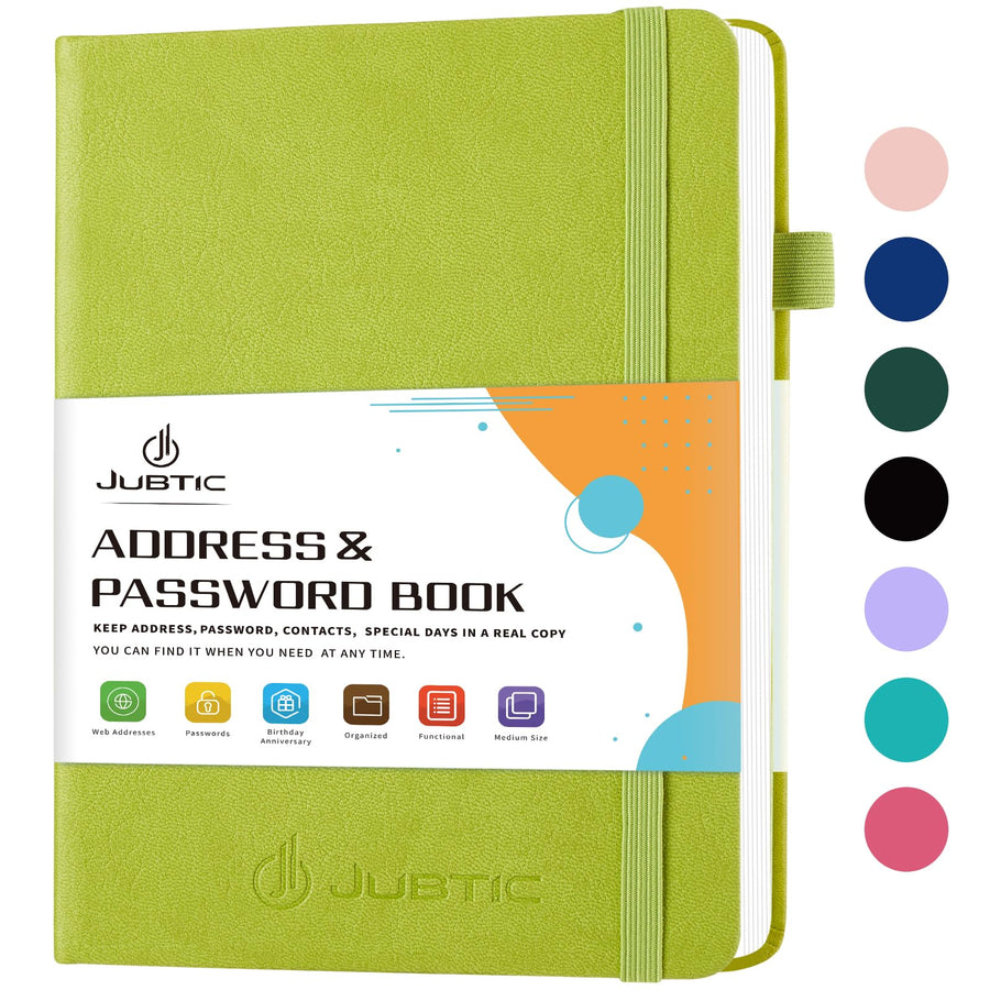 JUBTIC Address book with Alphabetical Tabs, Hardcover P