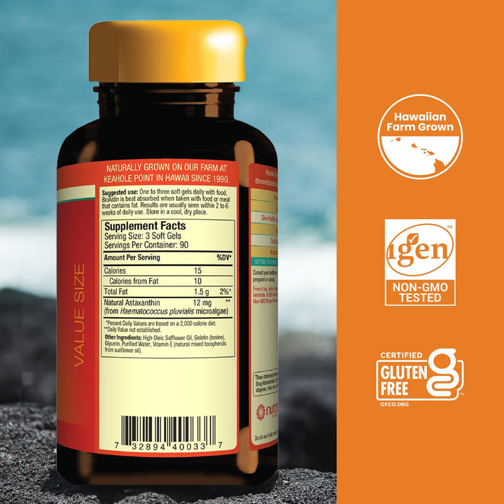 Nutrex Hawaii BioAstin Hawaiian Astaxanthin - 4mg, 270 