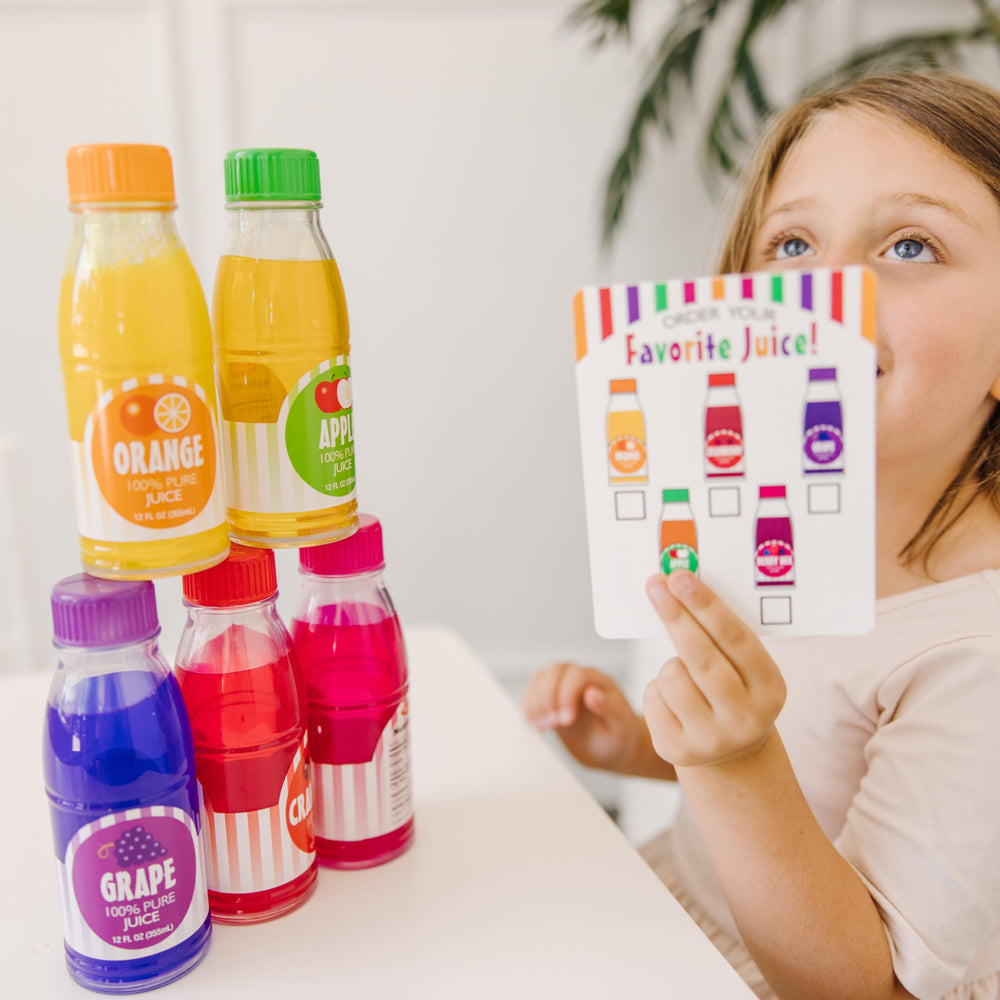 Melissa & Doug Tip & Sip Toy Juice Bottles and 