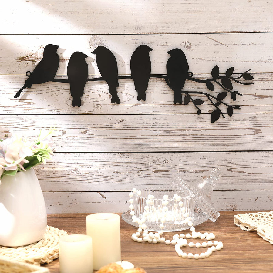 Ferraycle Metal Bird Wall Art Birds on the Branch Wall 