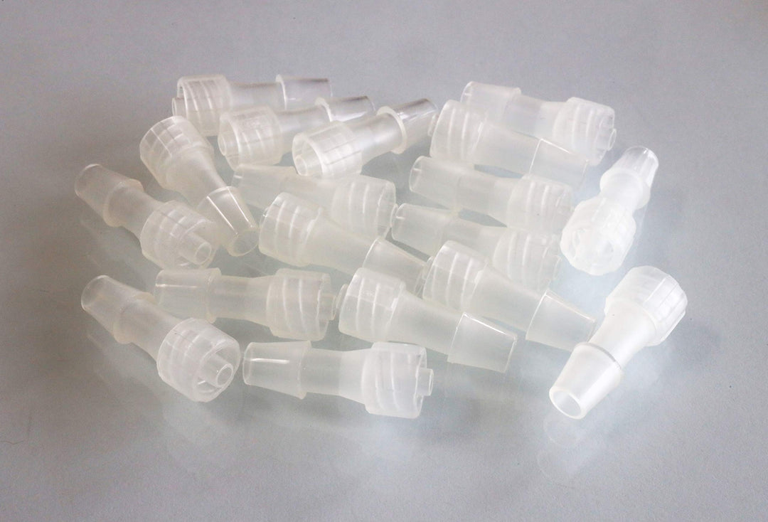 - Male Luer Lock Connector - 1/4 Hose Barb Fittings, PP Polypropylene Hose Luer Lock Adapter, 25x Hose Barb Adapter for Laboratory Equipment, Luer Lock Tubing, Luer Lock Fittings