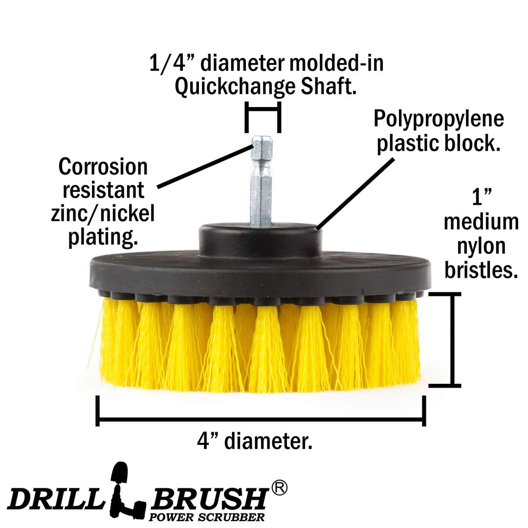 Cleaning Supplies - Scrub Brush for Tile - Bathroom Acc