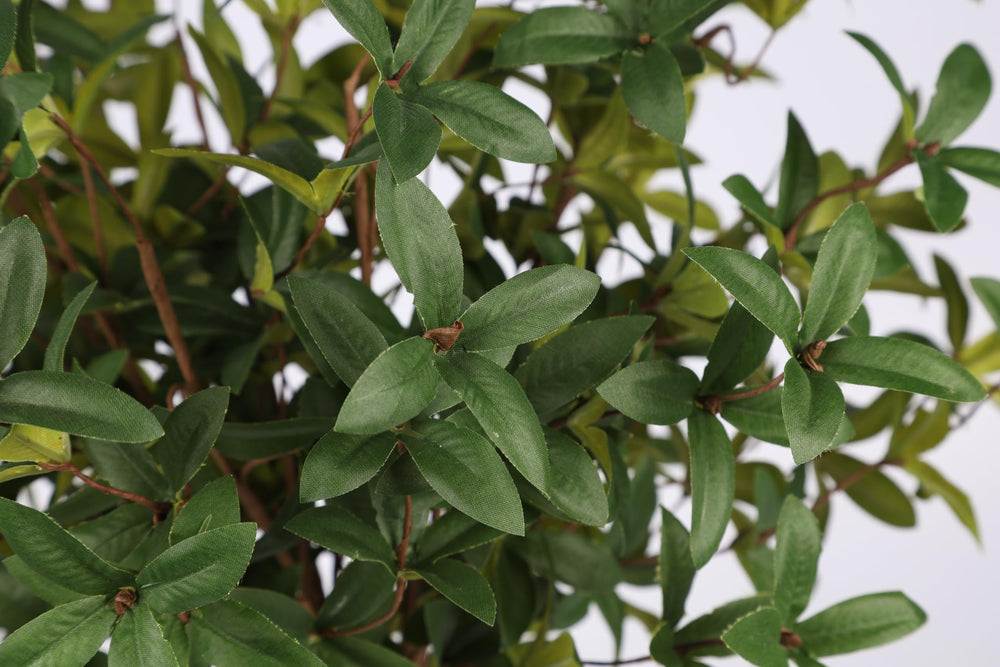 6pcs Artificial Greenery Stems, Artificial Eucalyptus Leaves Stems Faux Greenery Branches for Vase Home Wedding Decor