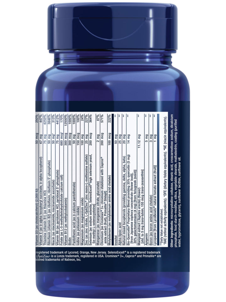 Two-Per-Day Multivitamin – Daily Dose of Vitamins &amp; Minerals for Men and Women - Complete Essential Vitamin Supplement for Energy, Health – Gluten-Free – Non-GMO – 60 Tablets