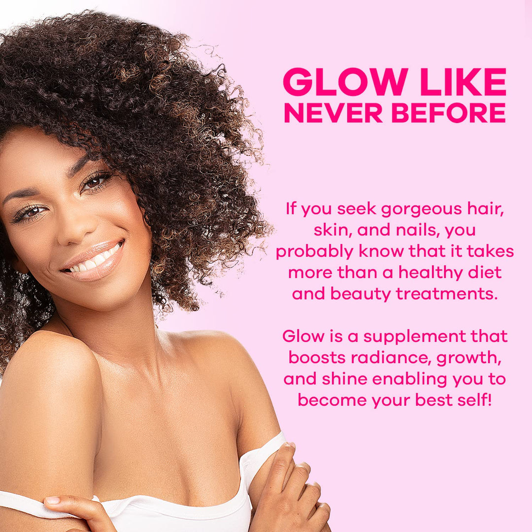 GoBiotix Hair Skin and Nails Vitamin Supplement - Biotin Pills with Hyaluronic Acid, Folate, Iron, Magnesium, and Zinc - Collagen Production, Hair Growth