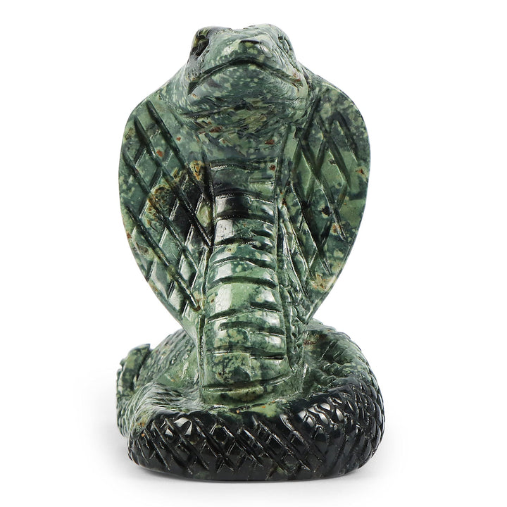 Artistone Kambaba Jasper Snake Statue 2 inch Hand Carve