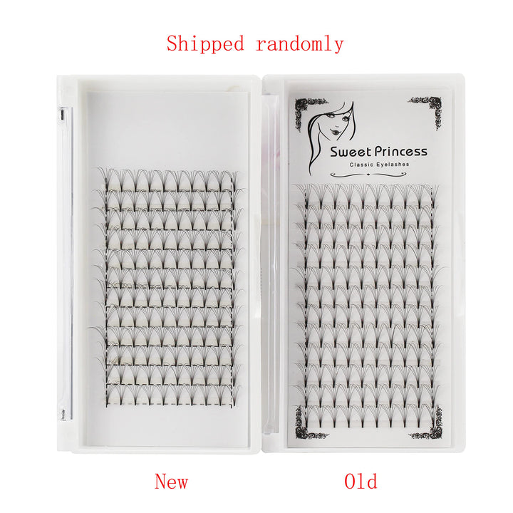 120pcs 8-18MM to choose 7D Volume Fans Eye Lashes Extensions Thickness 0.07mm, D Curl, Grafting Nature Long Individual False Eyelashes Makeup Black Soft Fake Eye Lashes Clusters (8MM)