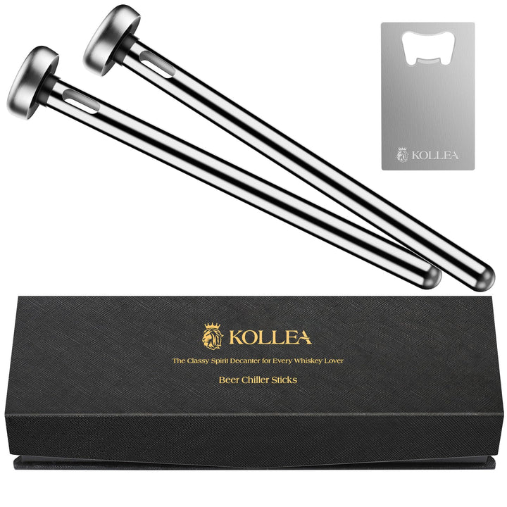 Beer Gifts for Men Dad, Kollea 2 x Beer Chiller Sticks 