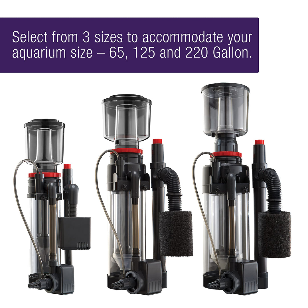 Aquarium Fish Tank Marine Salt Water Super Protein Skimmer with Pump, For up to 65 Gallons