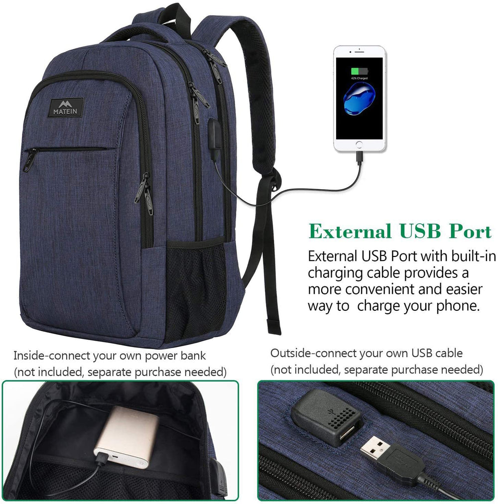 MATEIN Laptop Backpack,Slim Travel Backpack with Laptop