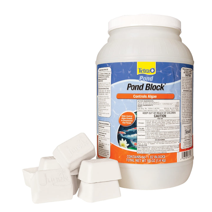 Pond Pond Block, 50 Count, Helps Control Algae Growth in Ornamental Fish Ponds