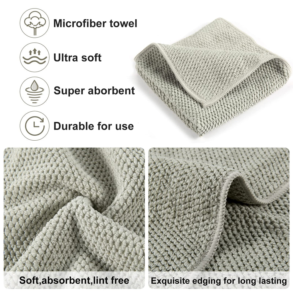 Microfiber Dish Cloths for Kitchen - Kitchen Cleaning D