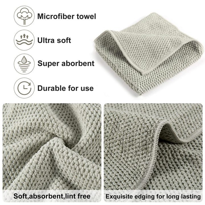 Microfiber Dish Cloths for Kitchen - Kitchen Cleaning D