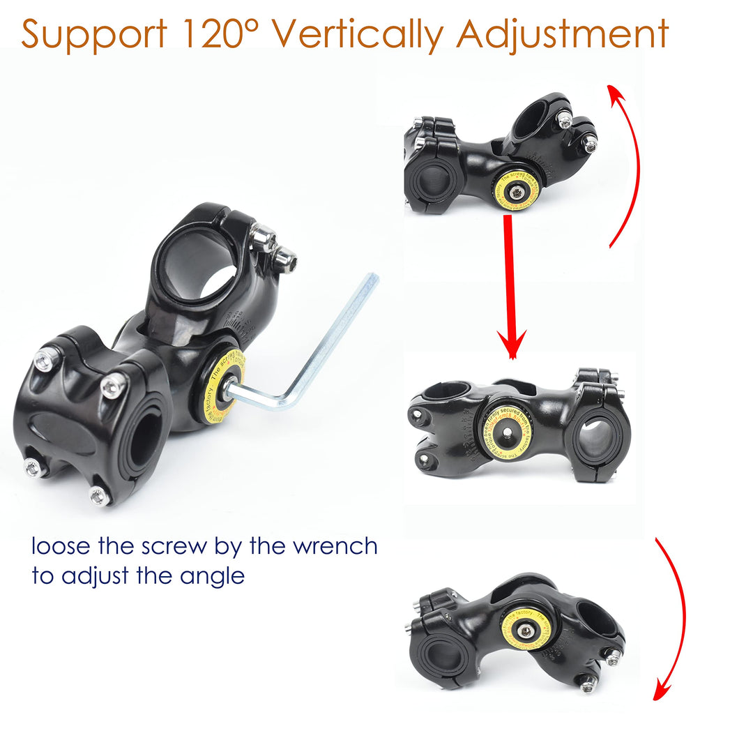 vgsion Bicycle Mount 1/4 inch Handlebar Clamp Mountain 