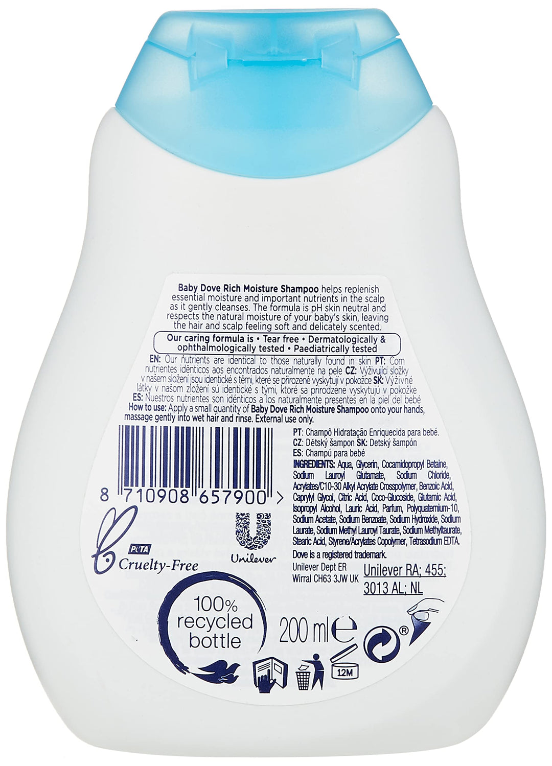 Dove Baby Shampoo Rich Moisture 200 Ml