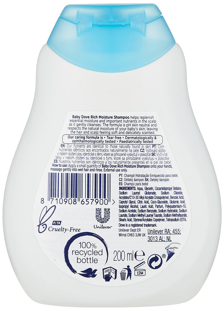 Dove Baby Shampoo Rich Moisture 200 Ml