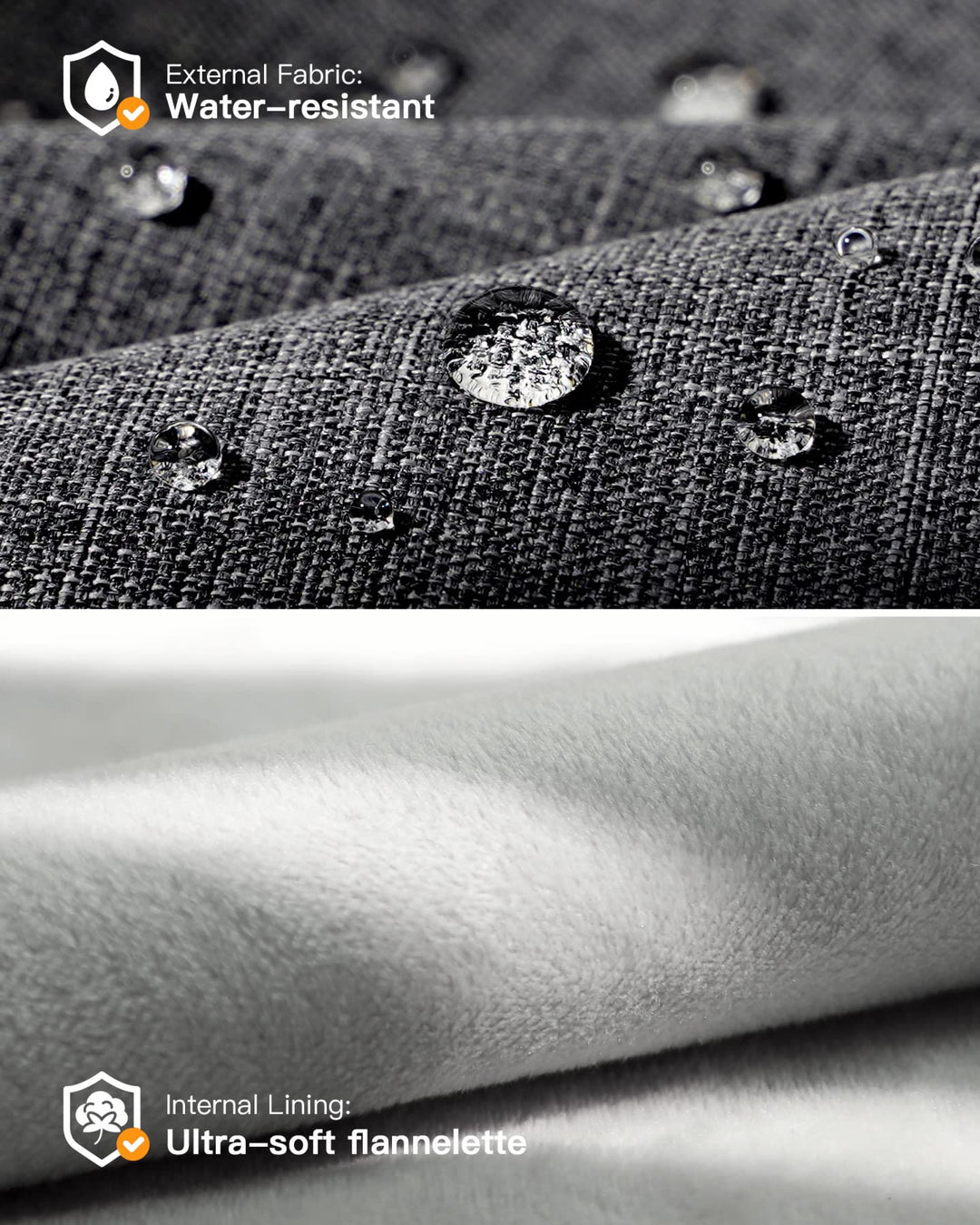 360° Protective Laptop Bag with Accessory Bag, Compatible with 16-inch MacBook Pro/Max M4 M3 M2 M1 2019-2023, Black Gray