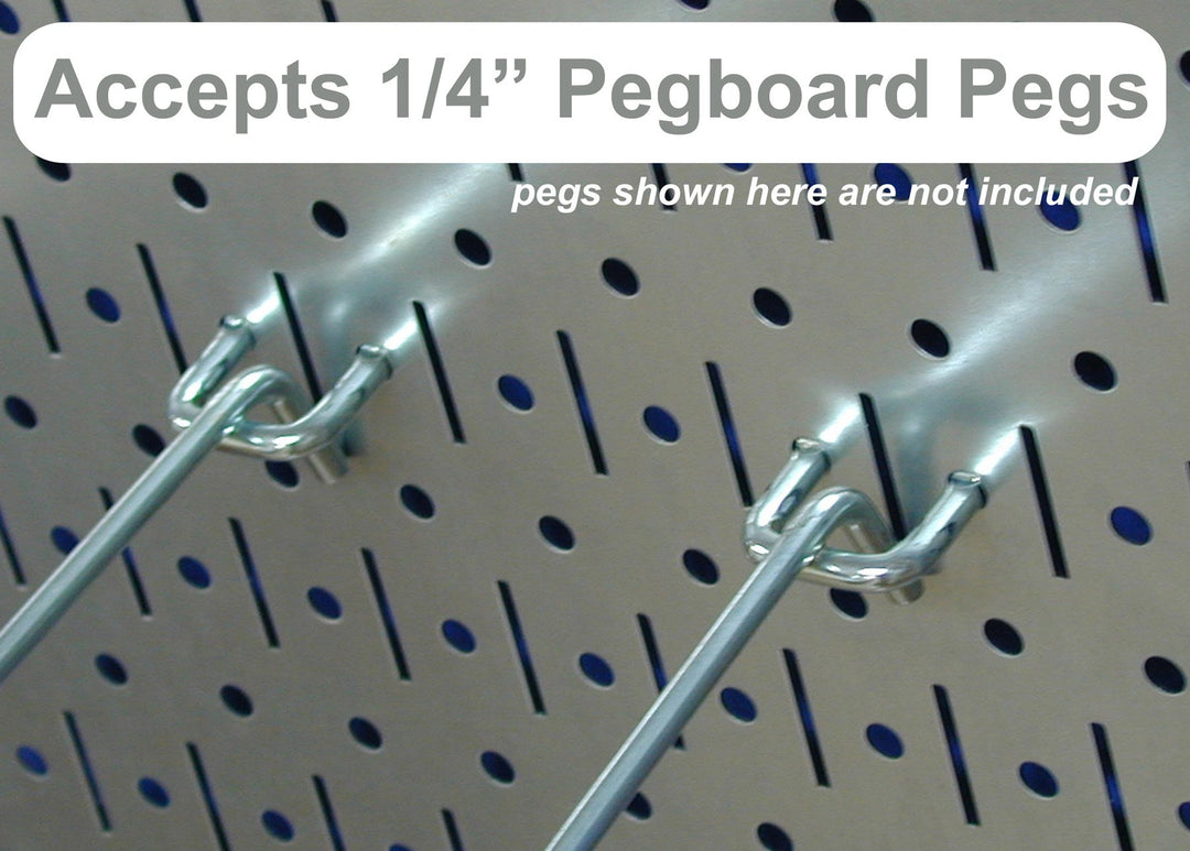 Kitchen Pegboard Organizer Pots and Pans Pegboard Pack Storage and Organization Kit with White Pegboard and White Accessories