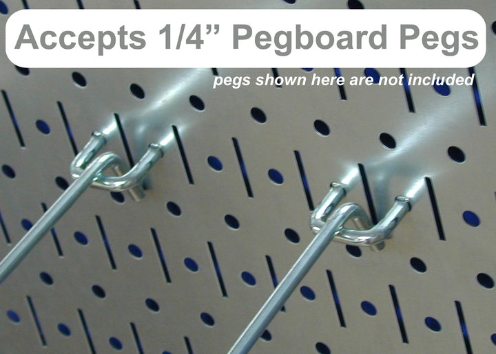 Kitchen Pegboard Organizer Pots and Pans Pegboard Pack Storage and Organization Kit with White Pegboard and White Accessories