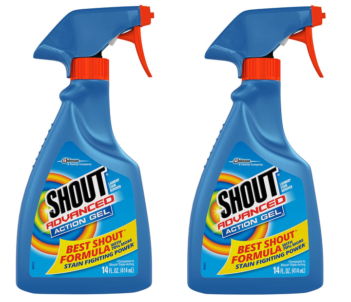 Shout Advanced Action Cleaning Gel 14 fl oz (Pack of 2)